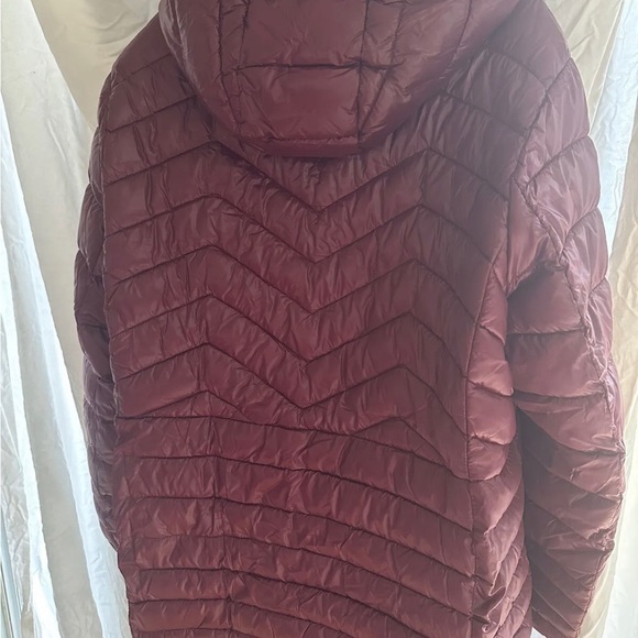 Women’s Noize Burgundy Quilted Zip Up Puffer Jacket Coat 2XL - Picture 6 of 8